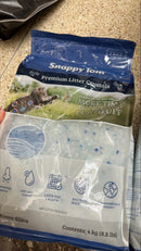 *Little Damaged* Non-Clumping Crystal Cat Litter, Unscented, 4 kg *Pickup Only*