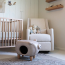 Piggy Cat Cave & Ottoman