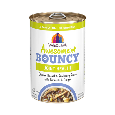 Canned Dog Food - Awesome Bouncy - Joint Health - Chicken Breast & Riceberry Recipe with Turmeric & Ginger