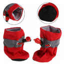 Reflective Water-Resistant Dog Boots, Set of 4