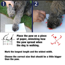 Reflective Water-Resistant Dog Boots, Set of 4