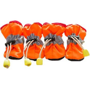 Reflective Water-Resistant Dog Boots, Set of 4