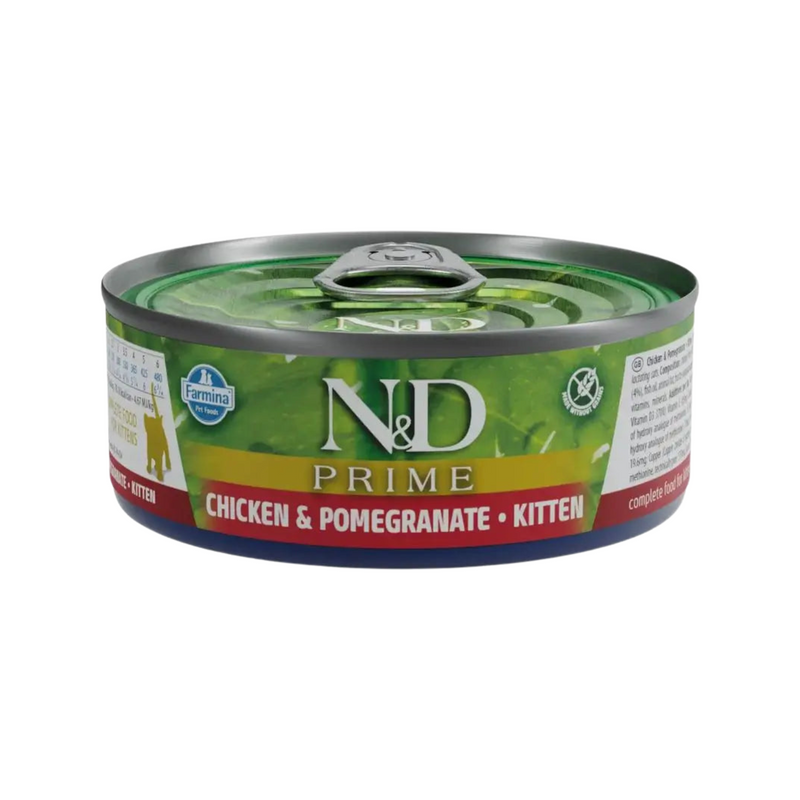 Canned Cat Food - N & D - PRIME - Chicken & Pomegranate - Kitten