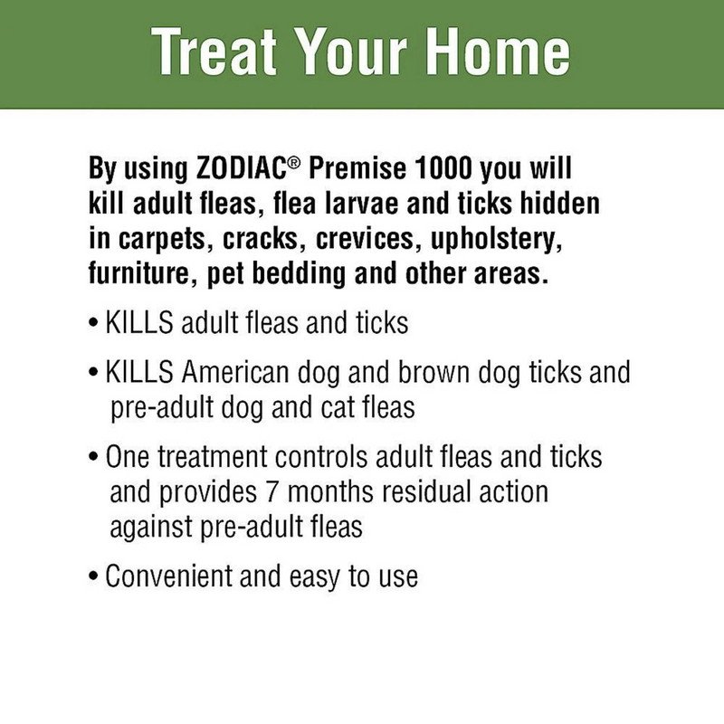 Flea & Tick Premise Home Spray - with PRECOR® Insect Growth Regulator (IGR)
