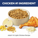 Dry Cat Food - Light, Adult 1-6, Chicken Recipe