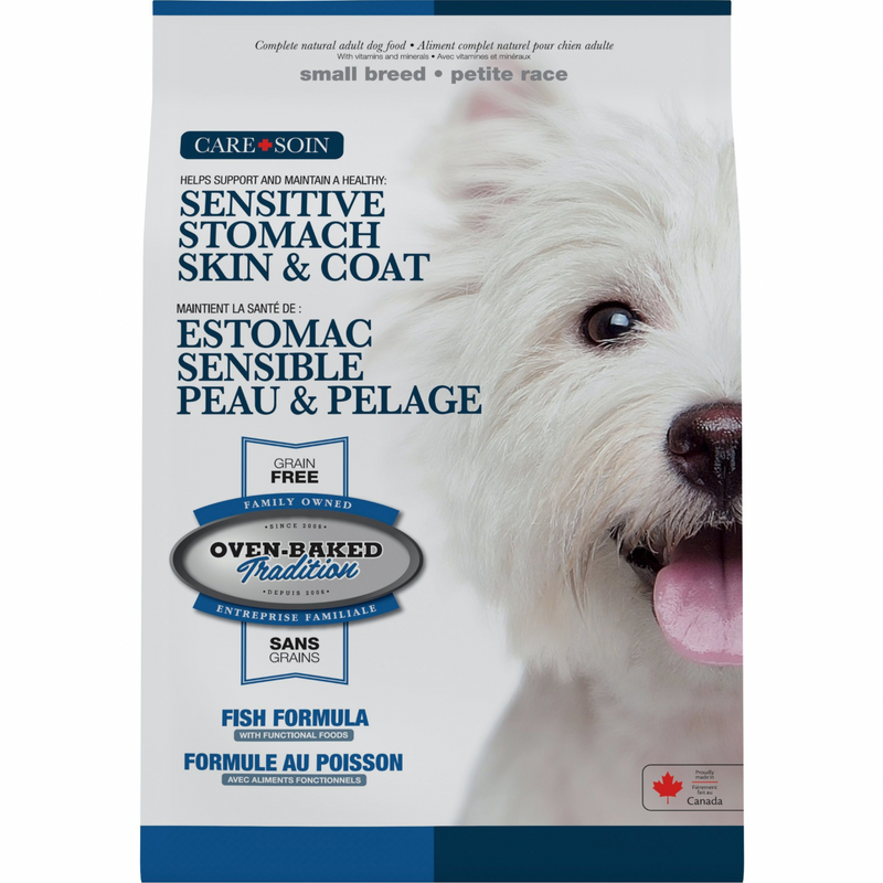 Dry Dog Food - CARE - Sensitive Stomach, Skin & Coat - Grain Free Fish - Adult Small Breed