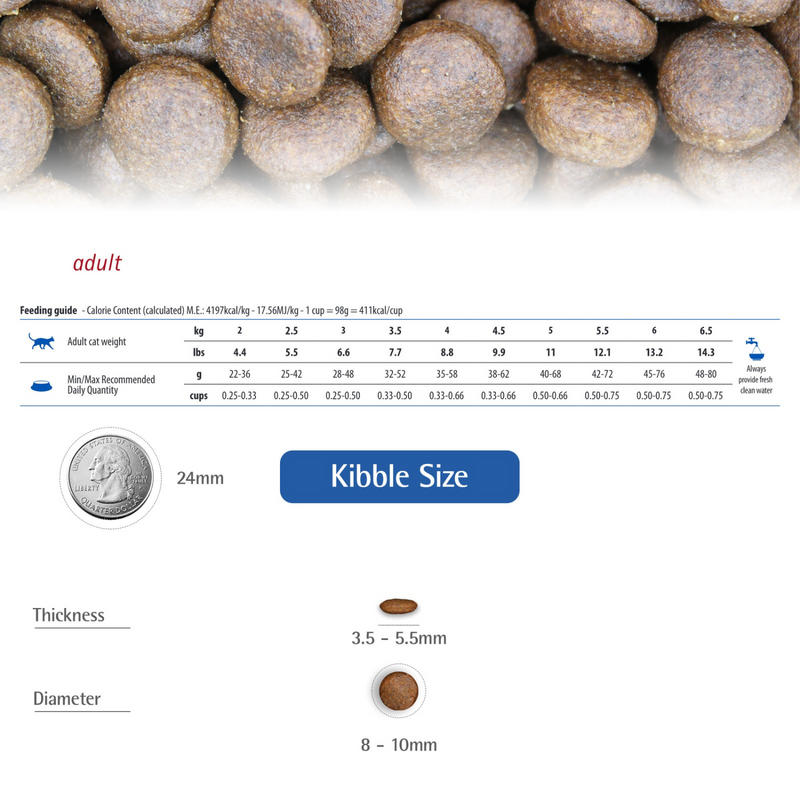 Alimentation sèche pour chats - N&D - Pumpkin - caille, citrouille et grenade - adulte