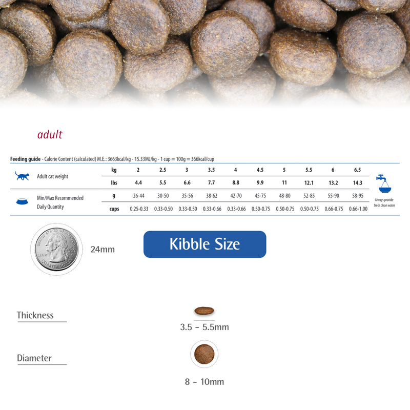 Dry Cat Food - N & D - QUINOA - Hairball - Duck - Adult