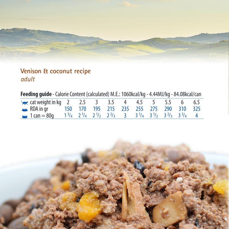 Canned Cat Food - N & D - QUINOA - Skin & Coat - Venison & Coconut