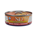 Nourriture pour chats en conserve - N&D - Pumpkin - poulet, citrouille et grenade - adulte - 2,5 oz
