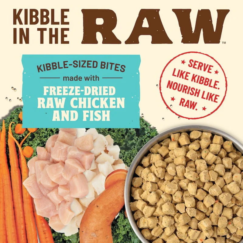 Freeze Dried Cat Food - KIBBLE IN THE RAW - Chicken & Fish Recipe