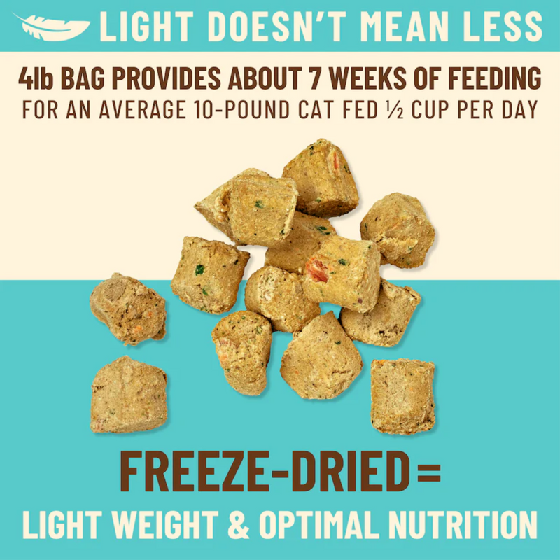 Freeze Dried Cat Food - KIBBLE IN THE RAW - Chicken & Fish Recipe