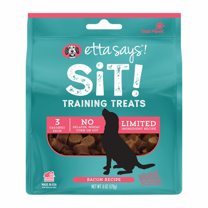 Dog Training Treat - SiT! - Limited Ingredient - Bacon Recipe - 6 oz