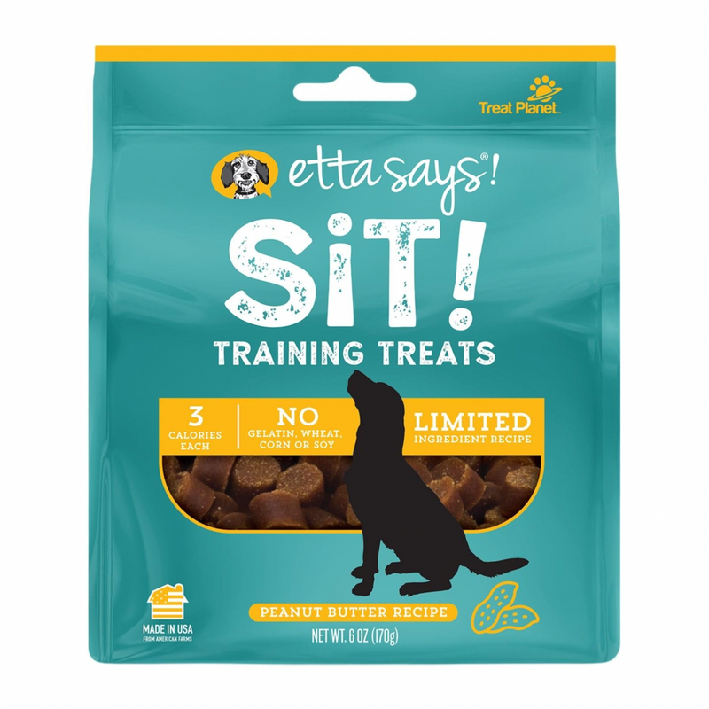 Dog Training Treat - SiT! - Limited Ingredient - Peanut Butter Recipe - 6 oz