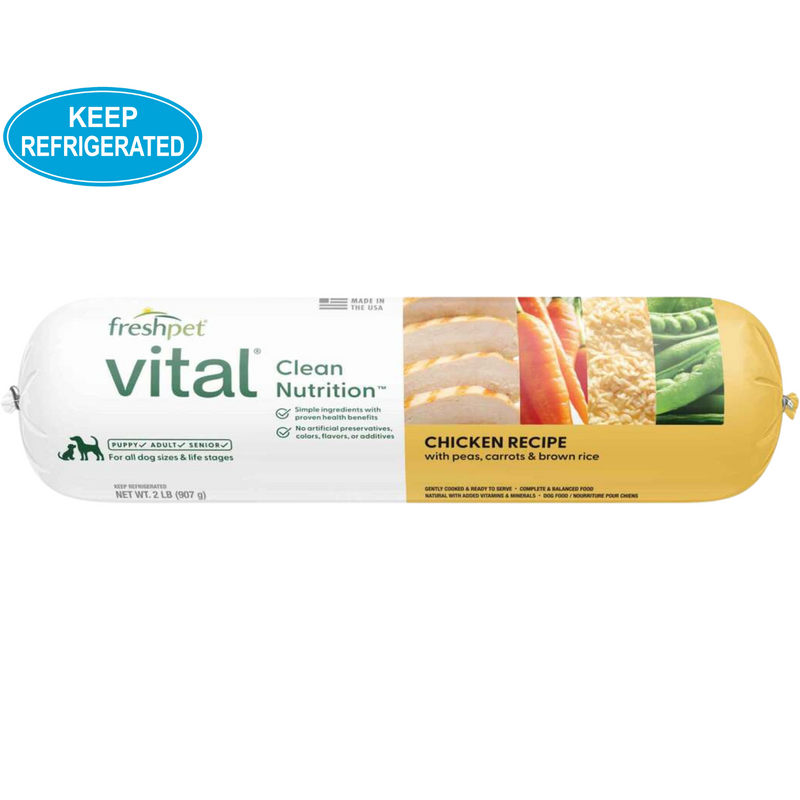 Aliments pour chiens cuits - Vital - Recette de poulet nutritionnelle équilibrée