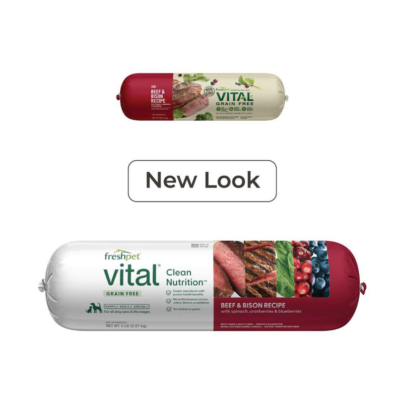 Aliments pour chiens cuits - Vital - Recette de bœuf sans céréales et de bison