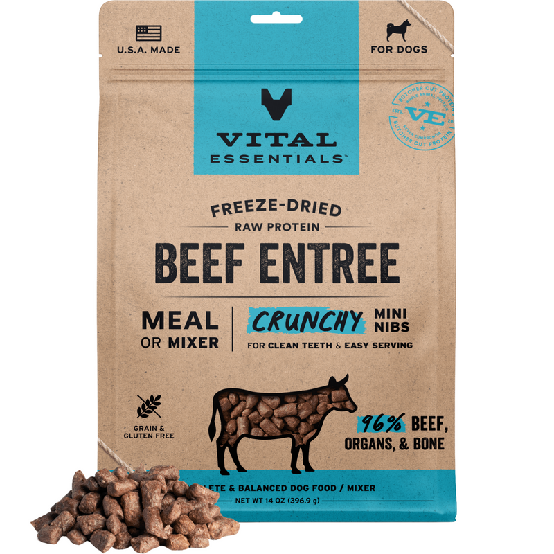 狗主食冻干 - 牛肉小颗粒