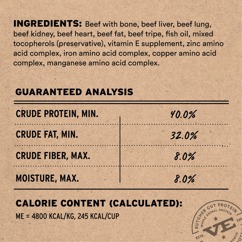 狗主食冻干 - 牛肉小颗粒