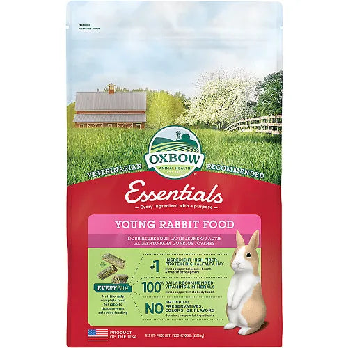 *(Best By 2024-11-09)* Essentials - Small Animal Food - Young Rabbit - 5 lb