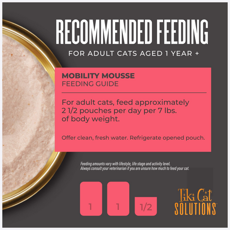 Wet Cat Food - SOLUTIONS MOUSSE - Mobility - Chicken & Tuna Recipe in Broth - Adult
