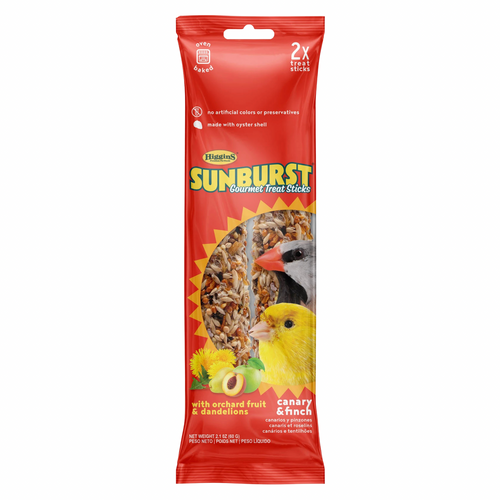 Sunburst Bird Treat Sticks - Orchard Fruit & Dandelion (Canary & Finch)
