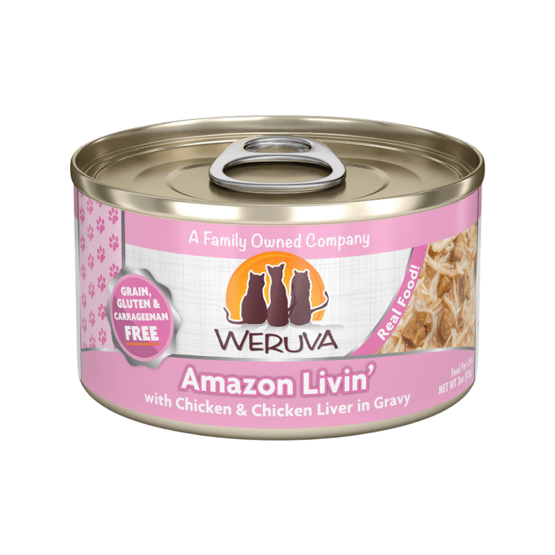 Canned Cat Food - CLASSIC - Amazon Livin' - with Chicken & Chicken Liver in Gravy