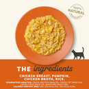 Canned Cat Treat - Chicken Breast & Pumpkin in Broth