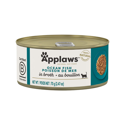 Canned Cat Treat - Ocean Fish in Broth