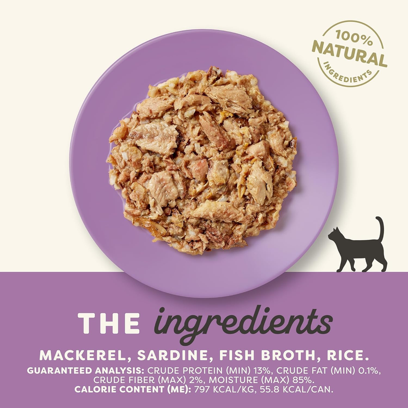 猫零食罐 - 鲭鱼沙丁鱼汤汁款