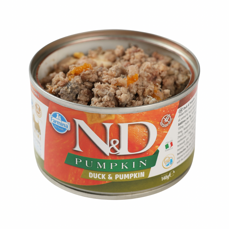 成年狗罐头 - N & D - 南瓜 - 鸭肉南瓜 - 小型犬
