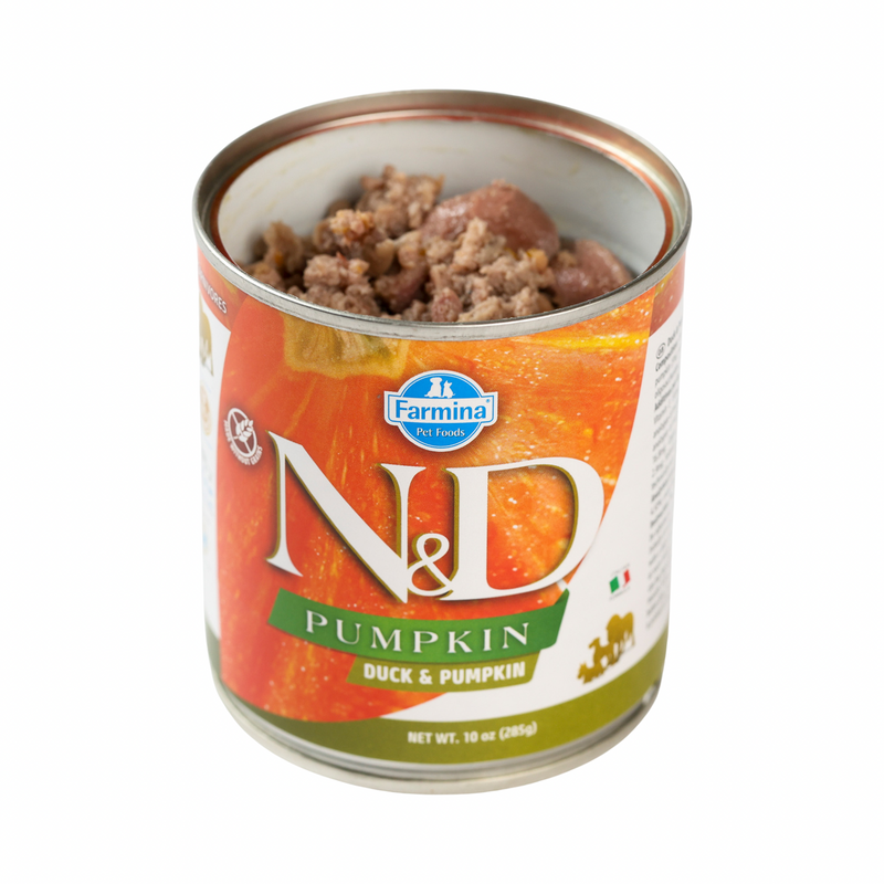 成年狗罐头 - N & D - 南瓜 - 鸭肉南瓜 - 小型犬