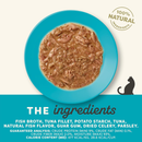 Side Dish Cat Treat - Grain Free Tuna Fillet Recipe in Gravy