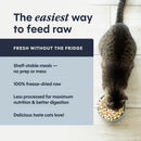 Freeze Dried Cat Food - FreshDried Raw Meals - Cage Free Chicken - Adult