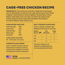 Freeze Dried Cat Food - FreshDried Raw Meals - Cage Free Chicken - Adult