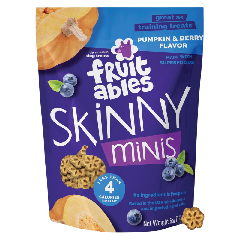 Soft & Chewy Dog Treat - Skinny Minis - Pumpkin & Berry Flavor