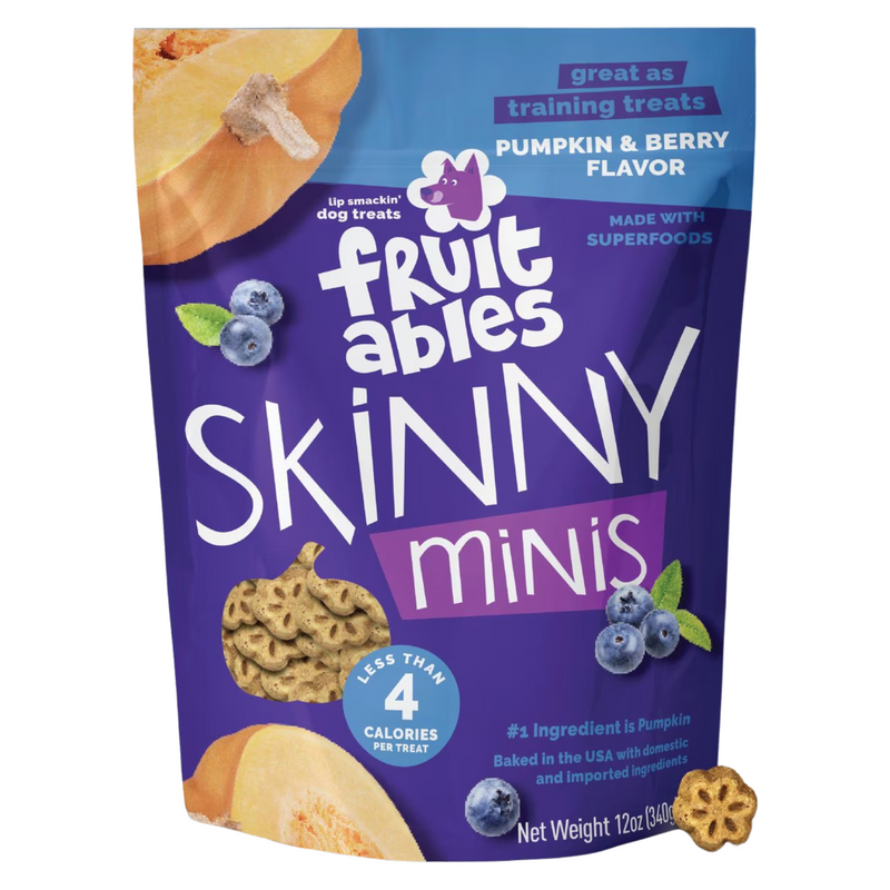 Soft & Chewy Dog Treat - Skinny Minis - Pumpkin & Berry Flavor