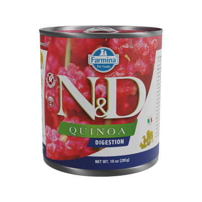 Canned Dog Food - N & D - QUINOA - Digestion Lamb - Adult