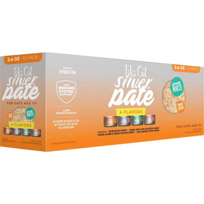 Wet Cat Food - SILVER PÂTÉ - Variety Pack