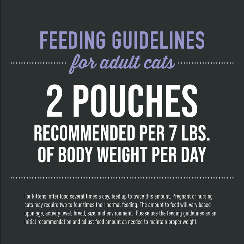 Nourriture pour chats mouillés - After Dark Velvet Mousse - Recette de poulet et de canard - 2,8 oz de poche