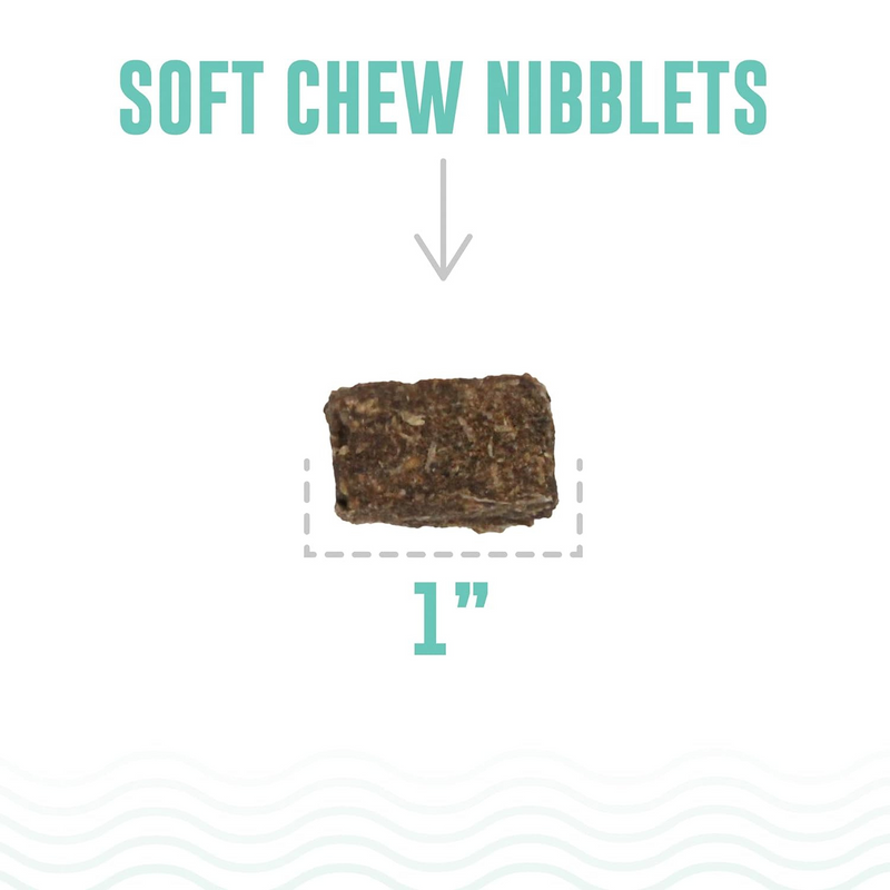 Cat Treat - Soft Chew Nibblets - Salmon & Seaweed Recipe - 2.25 oz