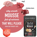 Wet Cat Food - AFTER DARK VELVET MOUSSE - Chicken & Beef Recipe