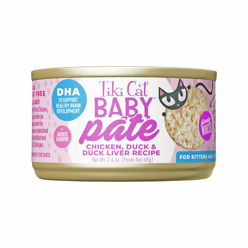 Canned Cat Food - BABY Pâté - Chicken, Duck & Duck Liver - Kitten