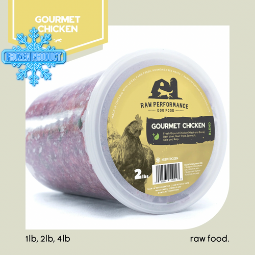 Frozen Raw Food - Gourmet Chicken