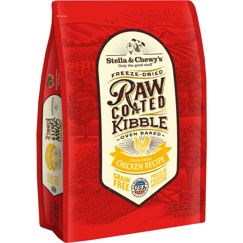 Dry Dog Food - Raw Coated - Grain Free - Chicken