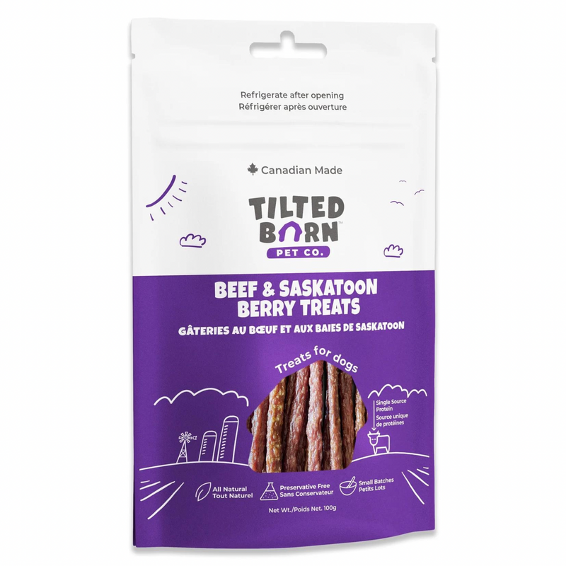 Soft Meaty Dog Treat - Beef & Saskatoon Berry - 100 g