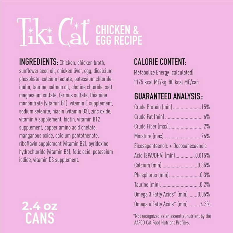 Canned Cat Food - BABY Whole Foods - Chicken & Egg - Kitten