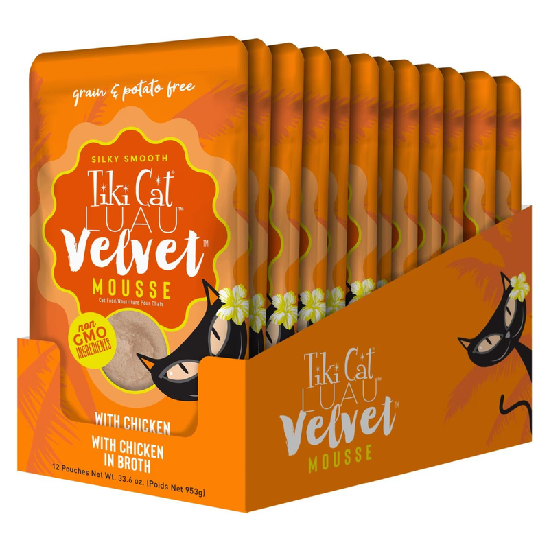 猫主食餐包 - VELVET MOUSSE - 鸡肉慕斯 - 2.8盎司