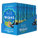 猫主食餐包 - VELVET MOUSSE - 鸡肉三文鱼肉汤慕斯 - 2.8盎司