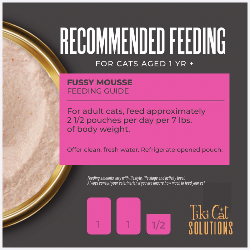 Wet Cat Food - SOLUTIONS MOUSSE - Fussy - Duck Liver & Egg Recipe in Broth - Adult