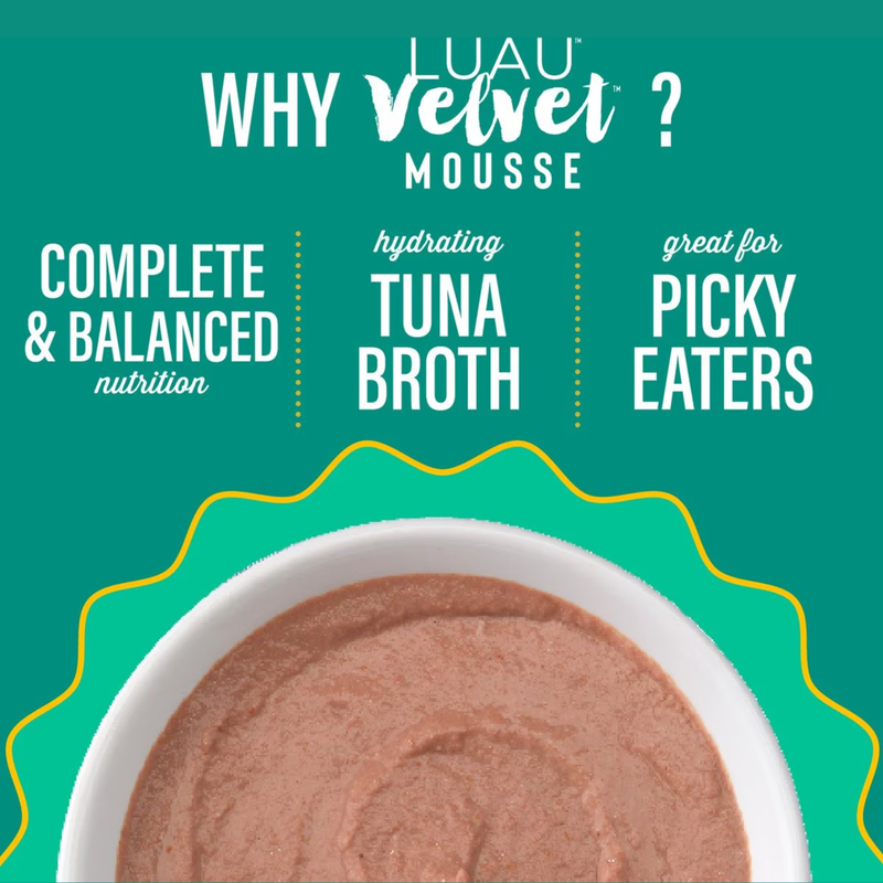 猫主食餐包 - VELVET MOUSSE - 金枪鱼鸡肉肉汤慕斯 - 2.8盎司